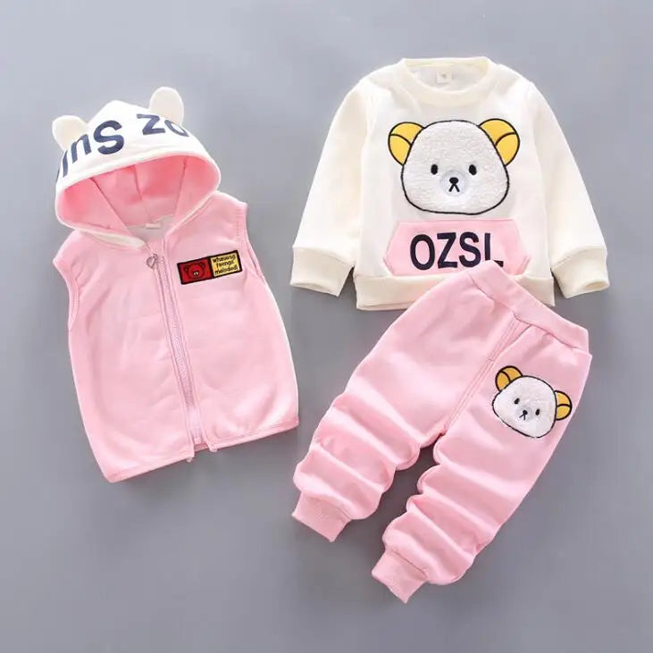 Set  Hooded Outerwear Tops+ Pants