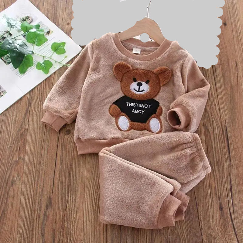Set  Hooded Outerwear Tops+ Pants