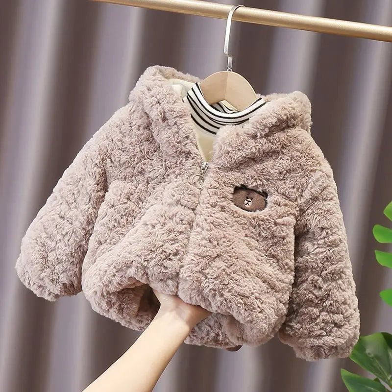 Cartoon Bear Warm Jacket