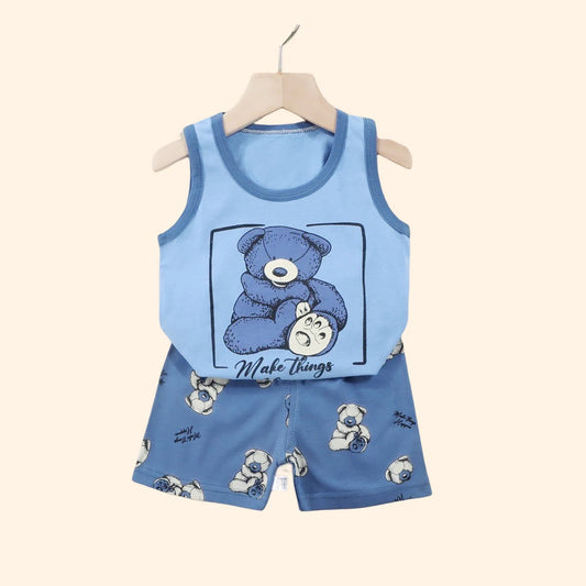 Cotton Sets  T-Shirts with Shorts