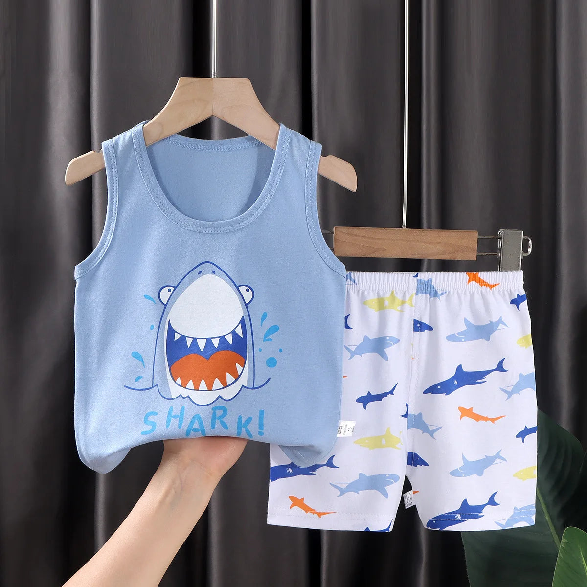Cotton Sets  T-Shirts with Shorts