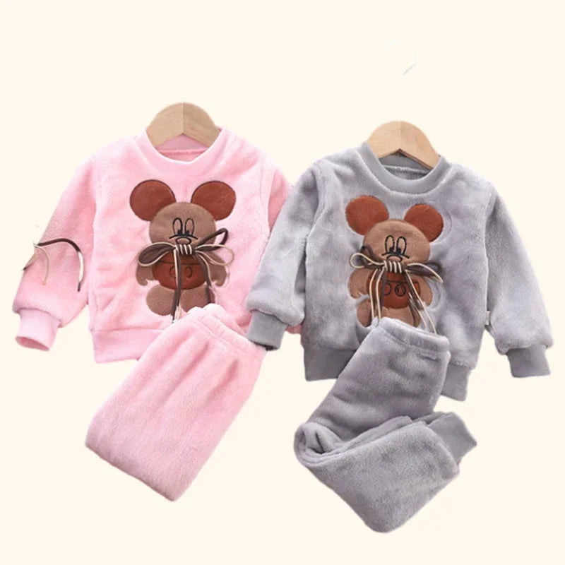 sets bear pajamas