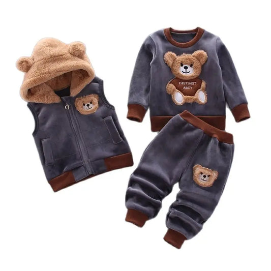 Set  Hooded Outerwear Tops+ Pants