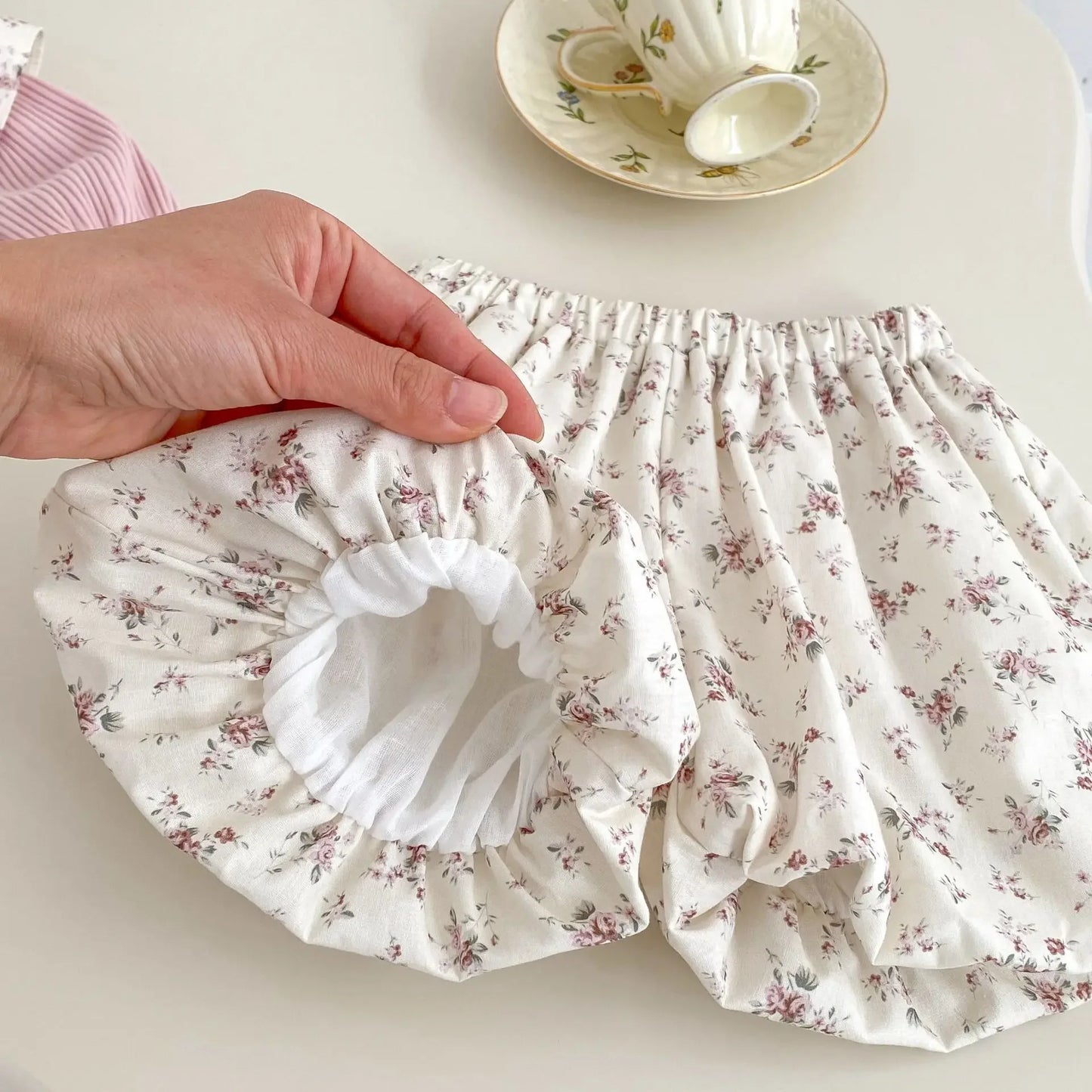 Short Sleeve Top + Trendy Bloomers