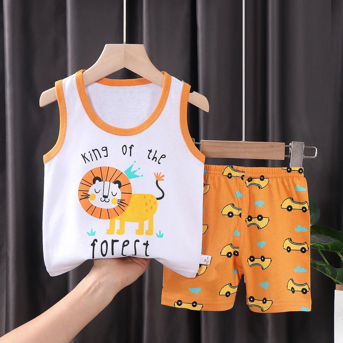 Cotton Sets  T-Shirts with Shorts