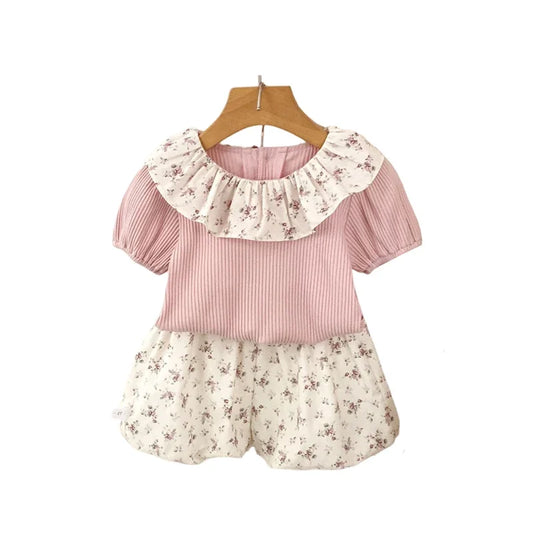 Short Sleeve Top + Trendy Bloomers
