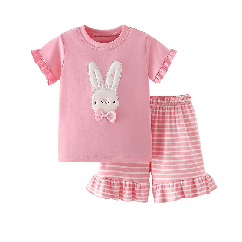 Girls Sets Short Sleeve TWO Pieces