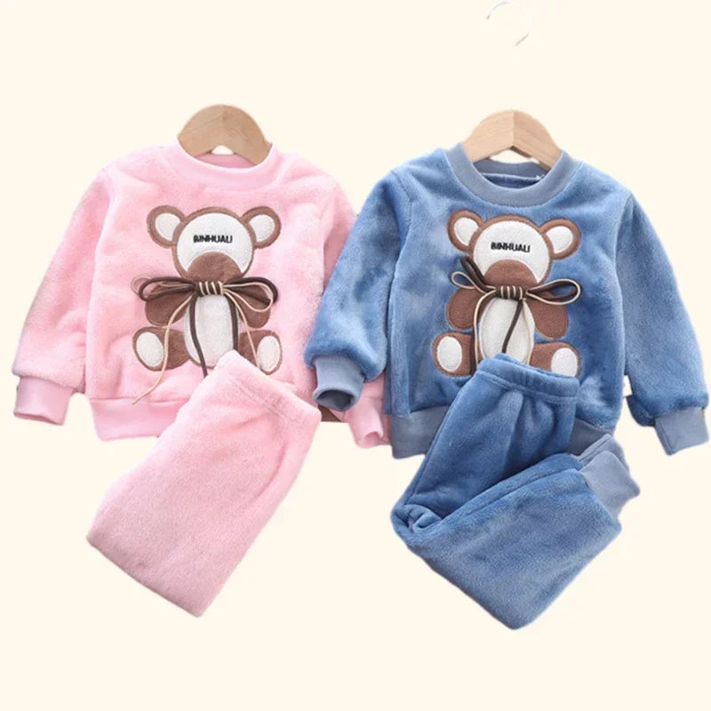sets bear pajamas