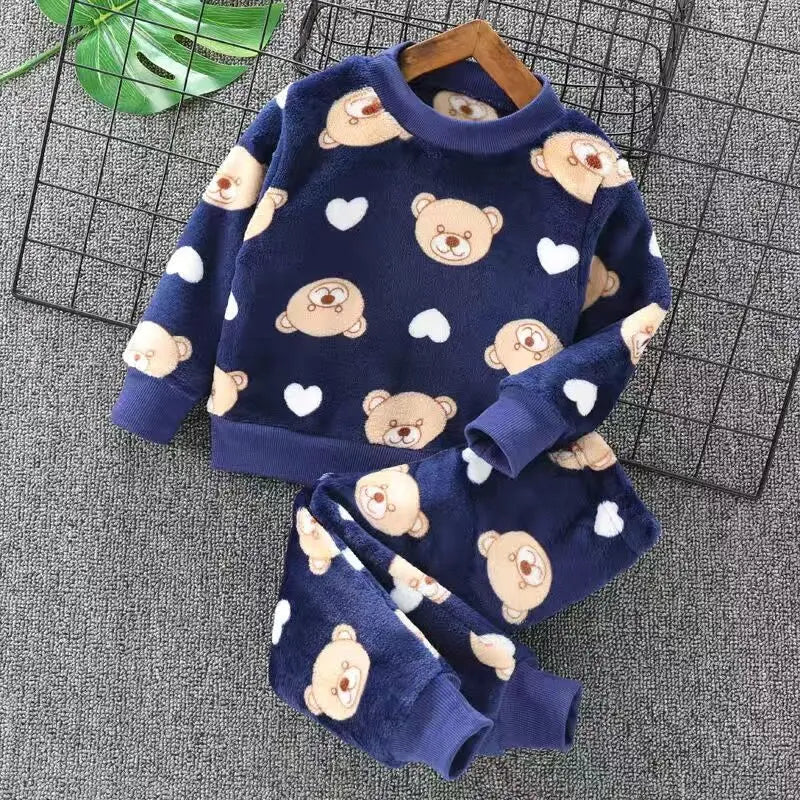 Set  Hooded Outerwear Tops+ Pants