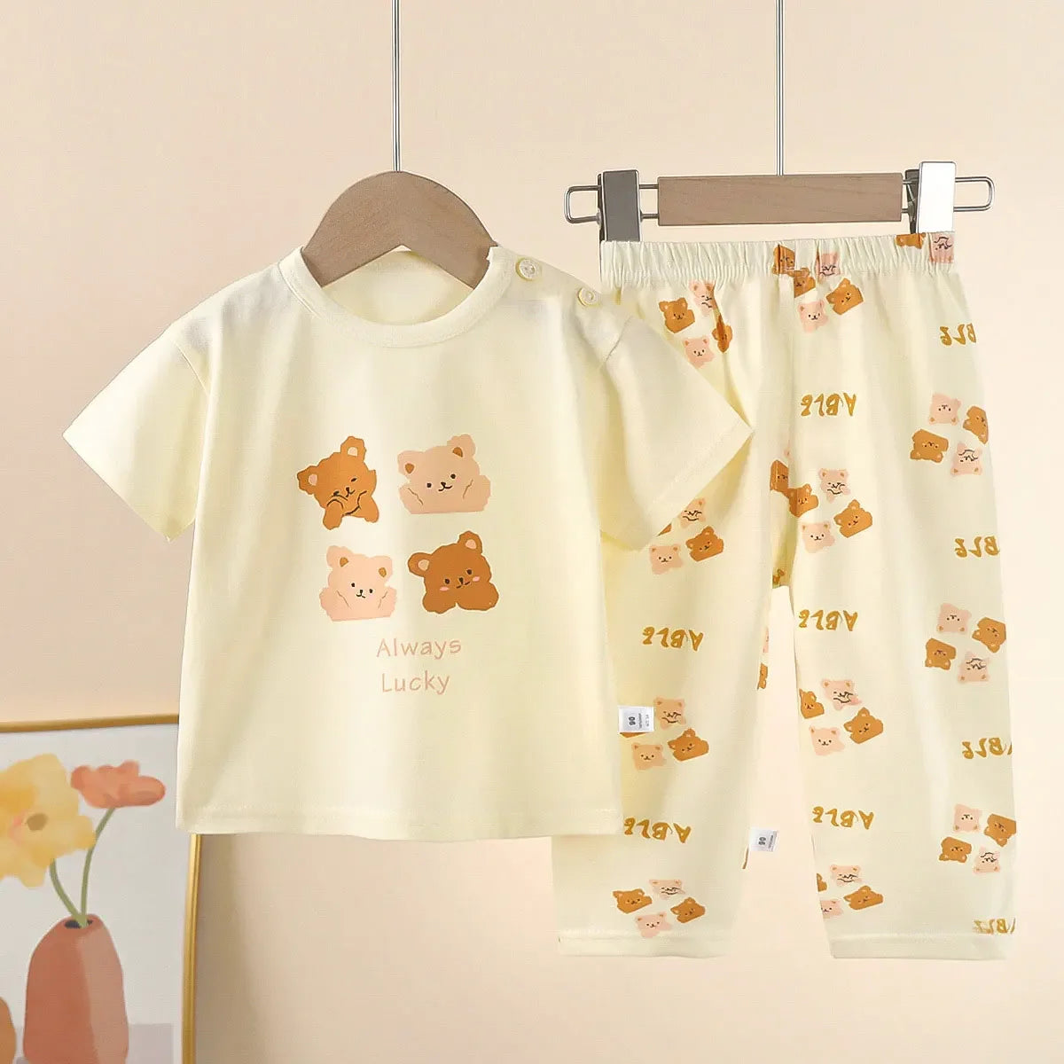 Sets Cotton short Sleeve