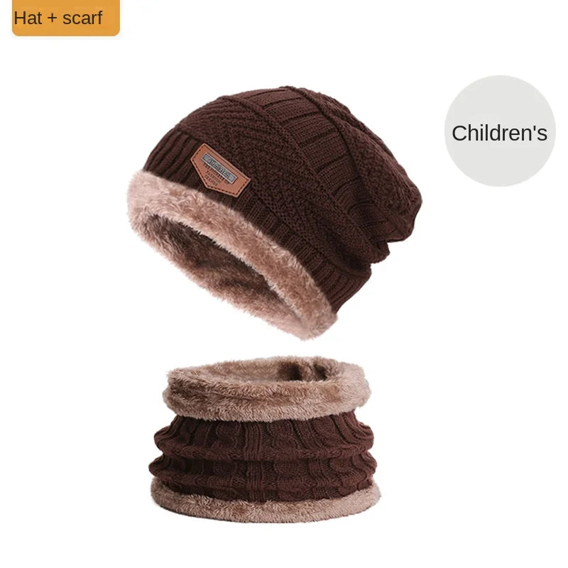 Warm Hat with Scarf