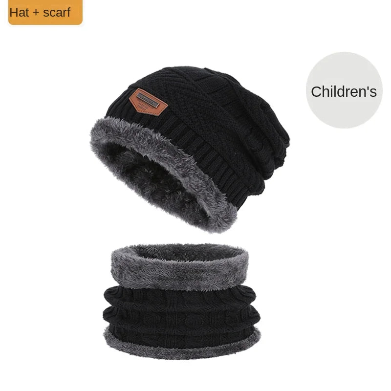 Warm Hat with Scarf