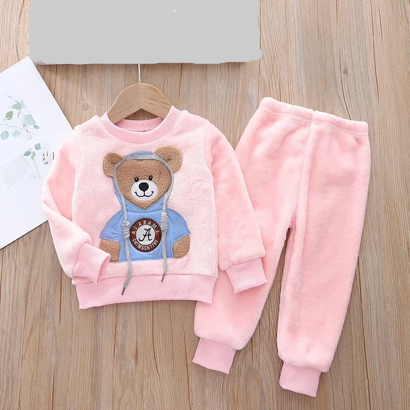 sets bear pajamas