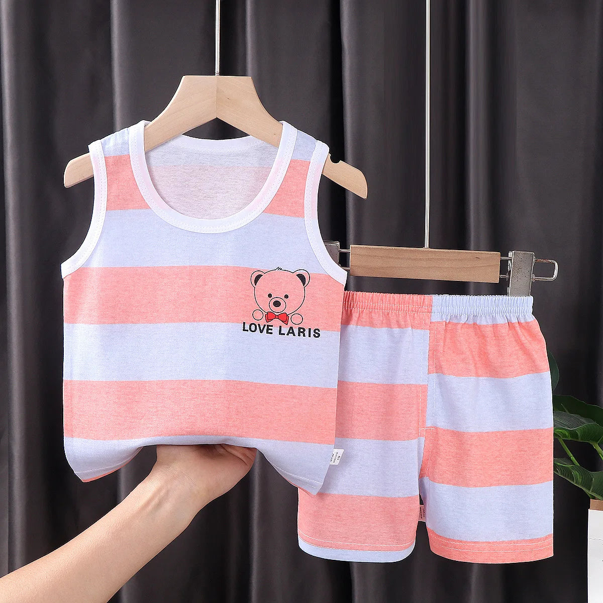 Cotton Sets  T-Shirts with Shorts