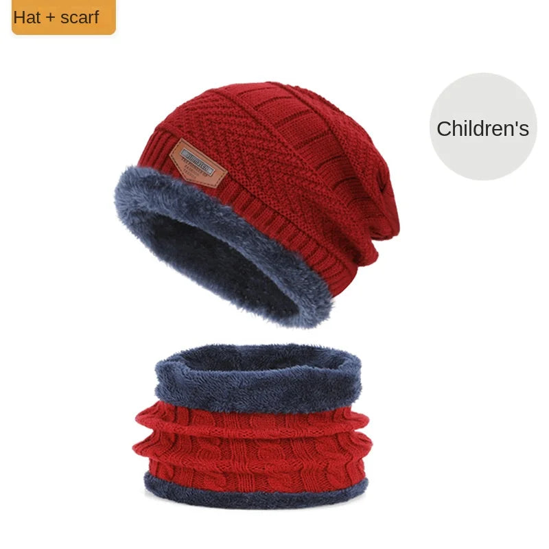 Warm Hat with Scarf