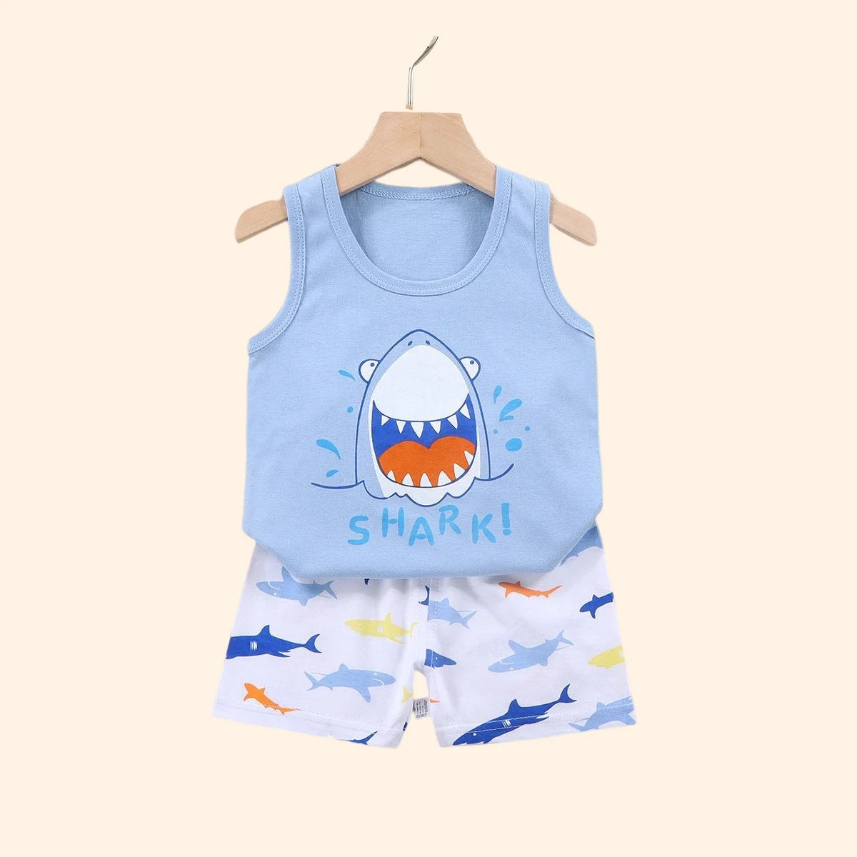 Cotton Sets  T-Shirts with Shorts