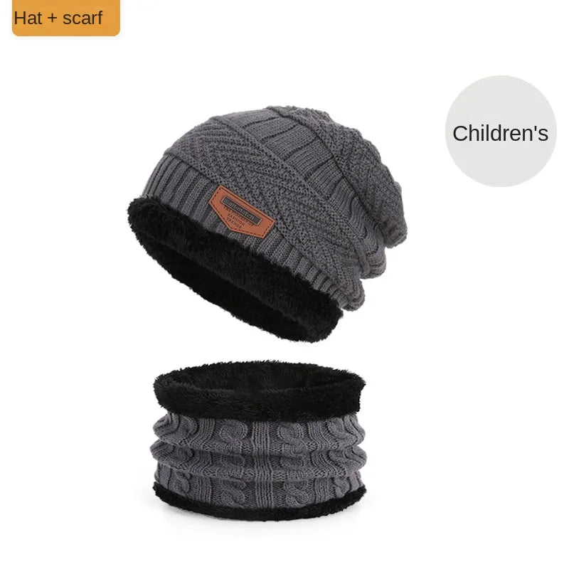 Warm Hat with Scarf